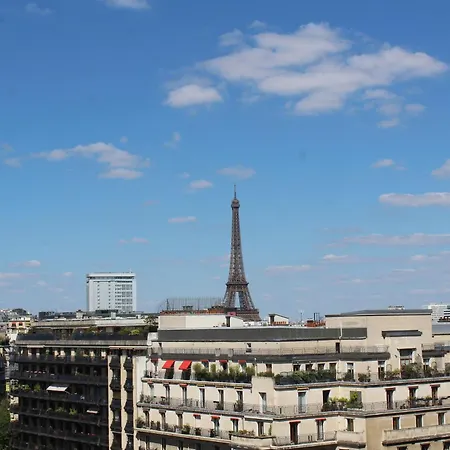 Petite Attique - Avec Vue Sur La Tour Eiffel